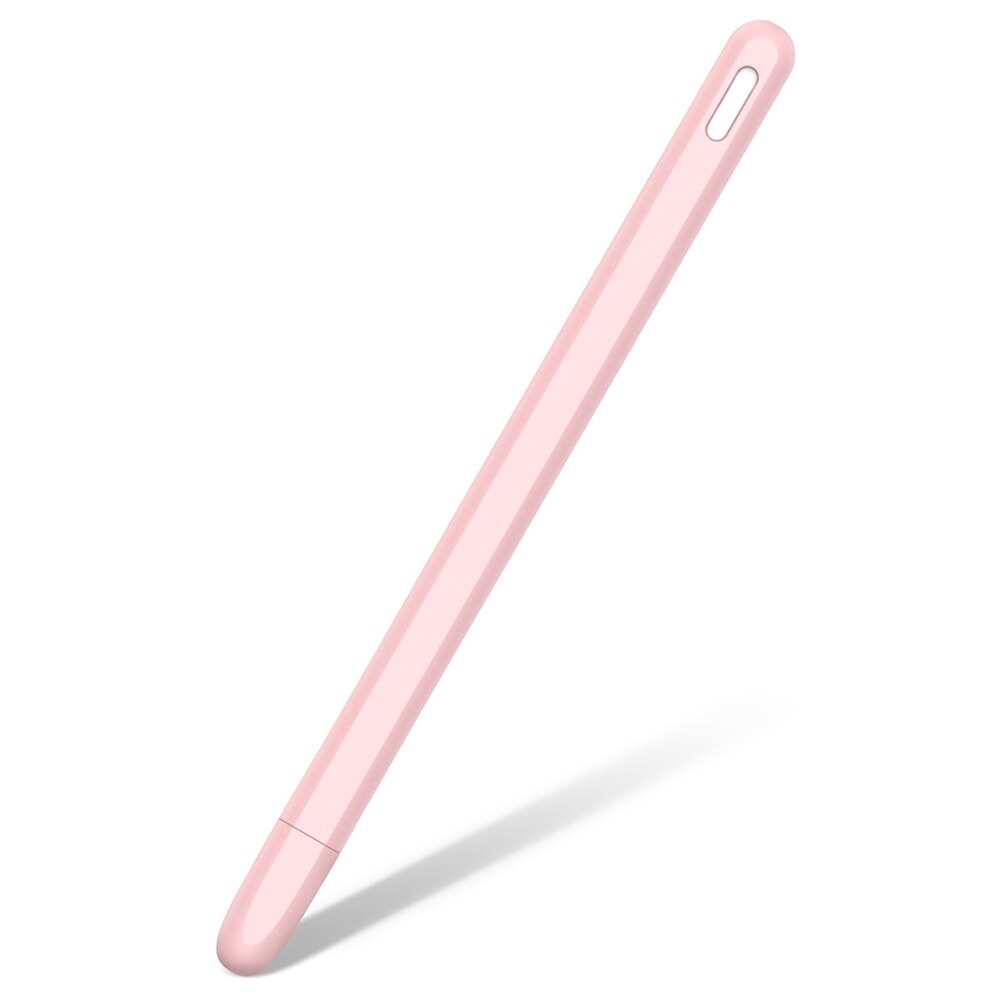 Universal Silicone Capacitive Pen Stylus Pen Case Protective Sleeve for Apples i-Pad Pencil 2 for 애플펜슬 팁 active stylus touch pen: Pink