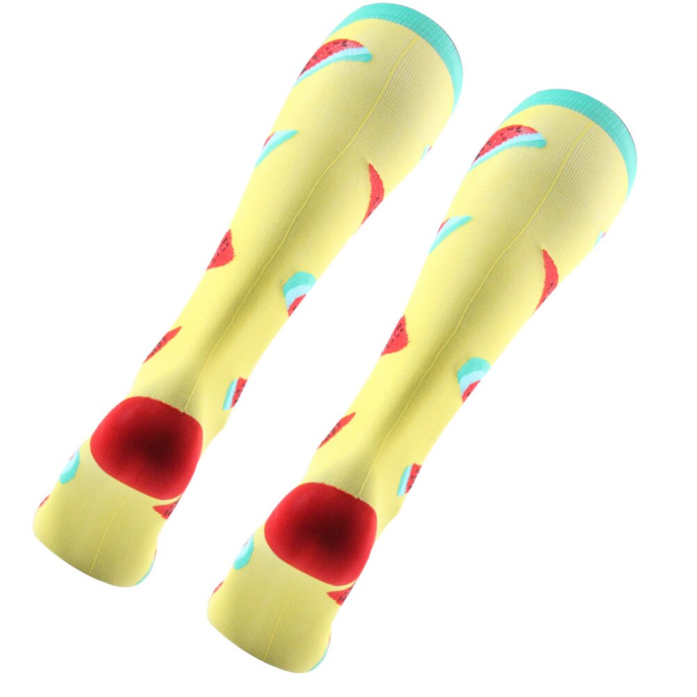 1 paar praktische, duurzame kniehoge hardloopkousen, compressiekousen voor buiten