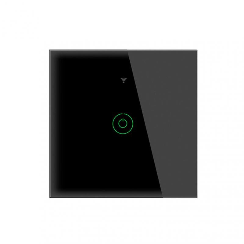 Tuya Wifi Slimme Schakelaar 20A Eu Boiler Touch Schakelaar Voor Smart Home Werkt Met Alexa Google Thuis Voice controle: black