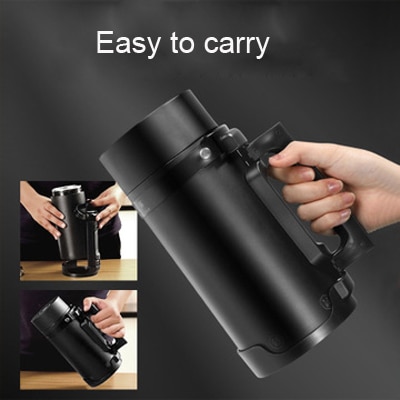 Electric Kettles Travel Portable Thermos Smart Kettle Multi function Milk Heating Cup Stainless Steel Water Cup Mini Teapot