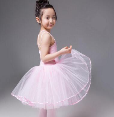 Robe de danse de Ballet pour filles, jupe de danse blanche, pour enfants, gilet, justaucorps, exercices quotidiens, , Ballet en coton, nouveauté: Rose / XXL