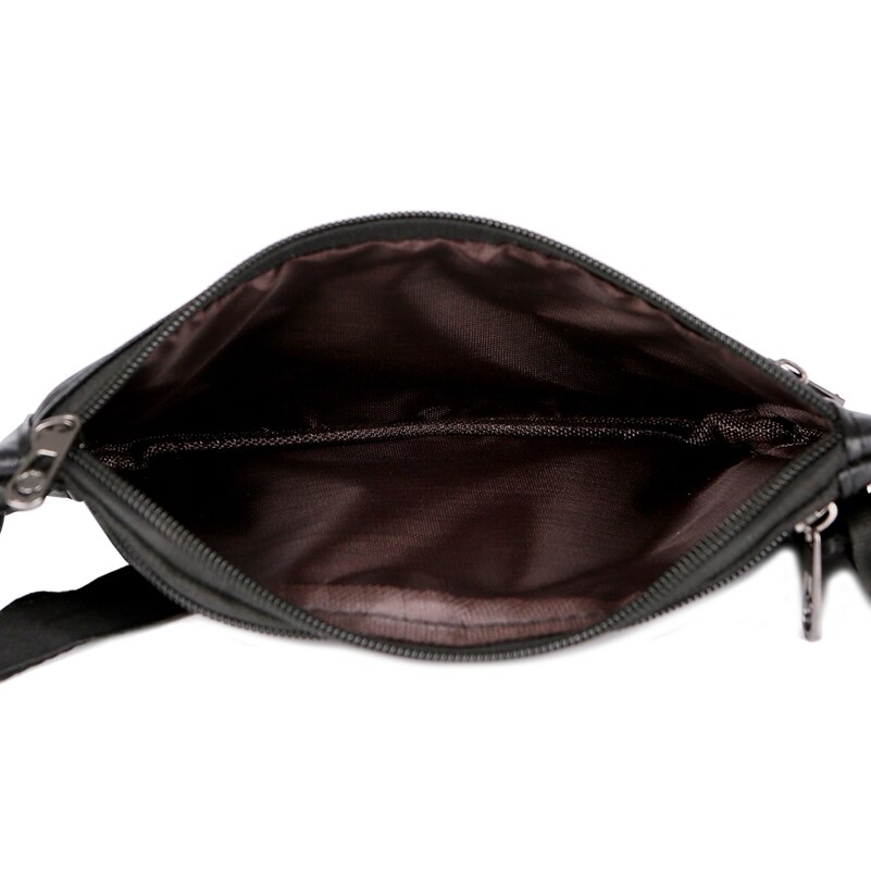Heren dames ultradunne sling bag waterdichte heuptas borst schoudertas school schoudertas