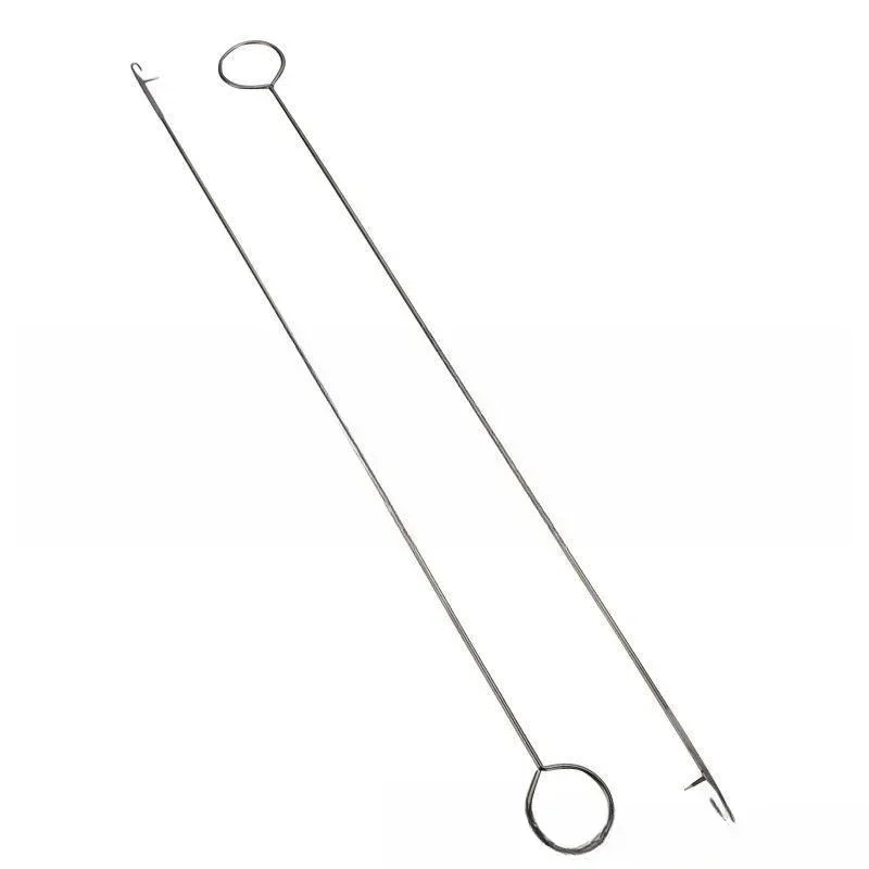 Crochet de retournement de boucle de couture en acier inoxydable, Tubes de tissu tournant, bandes de ceinture, accessoires d'outils de bricolage faits à la main