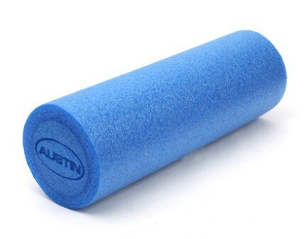 Miljømessig  pe 60 cm 24 tommers lengde yoga treningsklosser rulle pilates skaft skum gym trening innendørs fitness vaskbar unisex: Blå