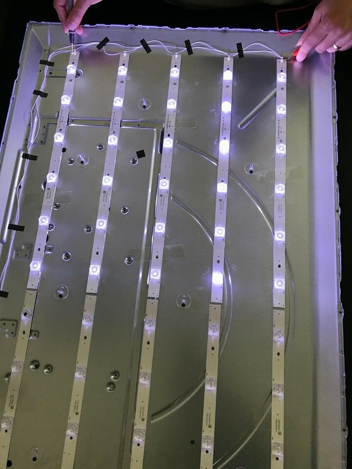 10 PCS/set 6LED 493mm LED backlight strip for LC-49CUGB362KS 49CUF8462ES LC-49CUF8372ES LC-49CUF8472ES RF-AJ490E30-0601S-07 A0