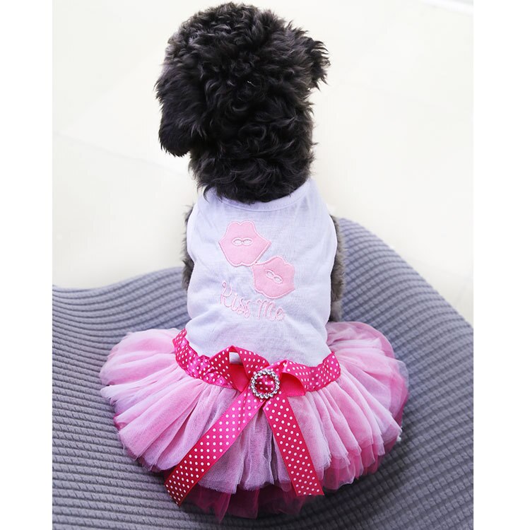 Dog Clothes Dresses for Small Dogs Dress Sweety Princess Dress For All Seasons Puppy Lace Princess Apparel Small Little Dog