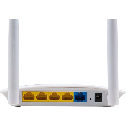 everest EWR-958N 300 Mbps 1 pallido 4 LAN porta ciuffo ripetitore accesso punto 2.4GHz bianco router senza fili