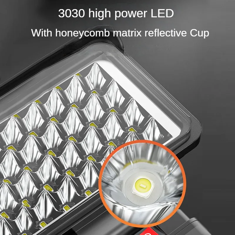 Luz Led para Milwaukee, batería de 18V, focos portátiles de 8 pulgadas, inalámbrico, para trabajo al aire libre, pesca, herramienta de emergencia portátil, luz de trabajo