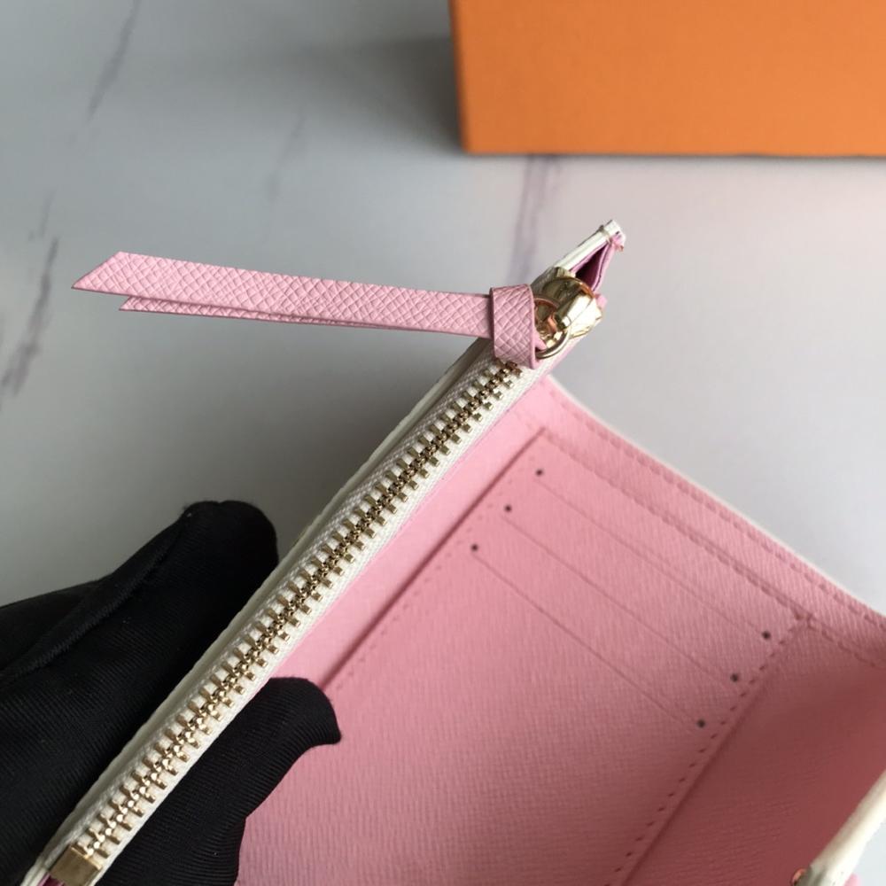 Women Luxury Print Vintage Wallet Card Clutch Short Ladies Purse Credit Card Holder 4 Card Slot/Tri-fold Purse with Box: fold plaid pink-b