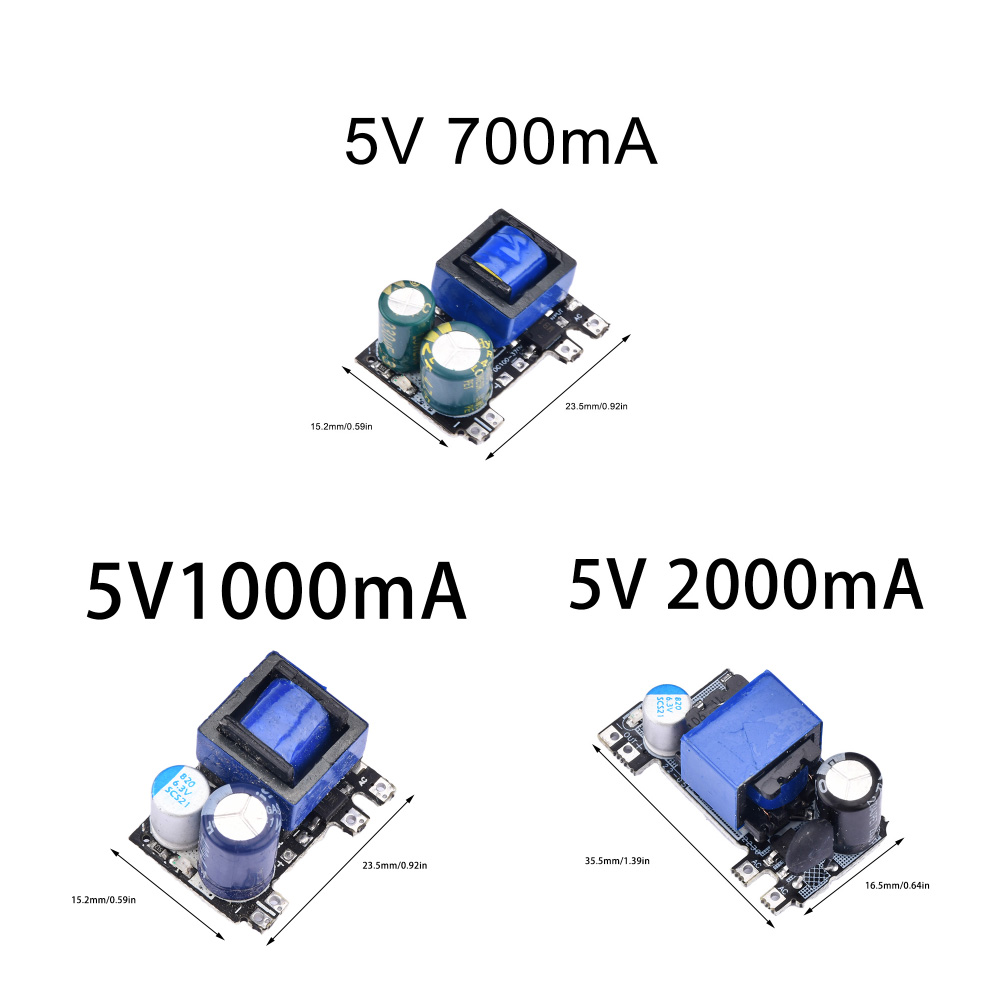 AC-DC 5V Buck Converter AC 220v to 5v DC step down Transformer power supply module 4A 3W/5W/10W AC-DC Converter module