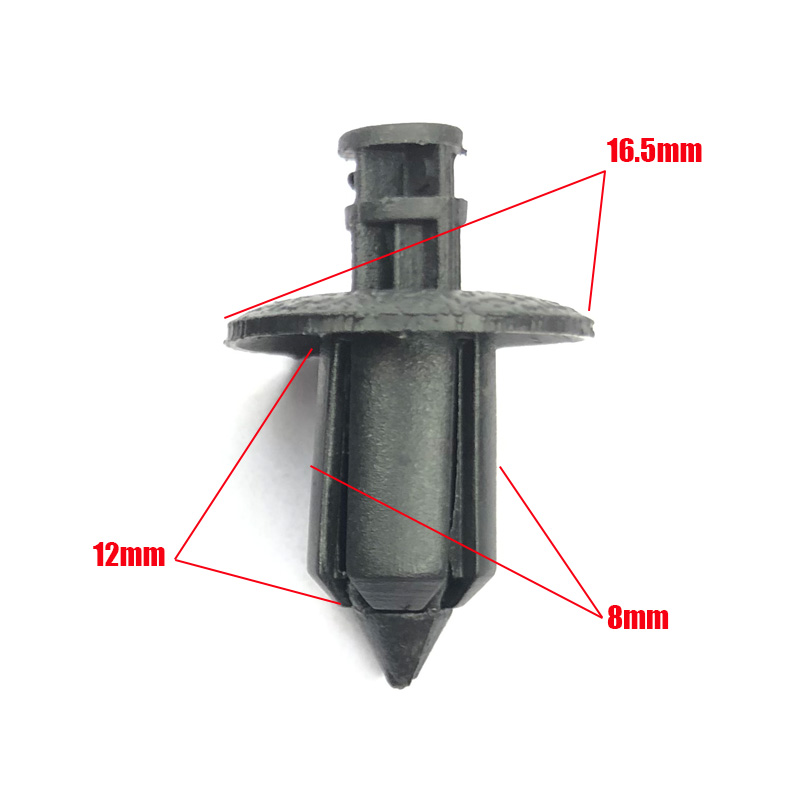 20/50 Stuks Universele Auto Kuip Klinknagel Instelling Panel Fastener Clips 6 Mm 7 Mm 8 Mm Plastic push Pin Fastener: green