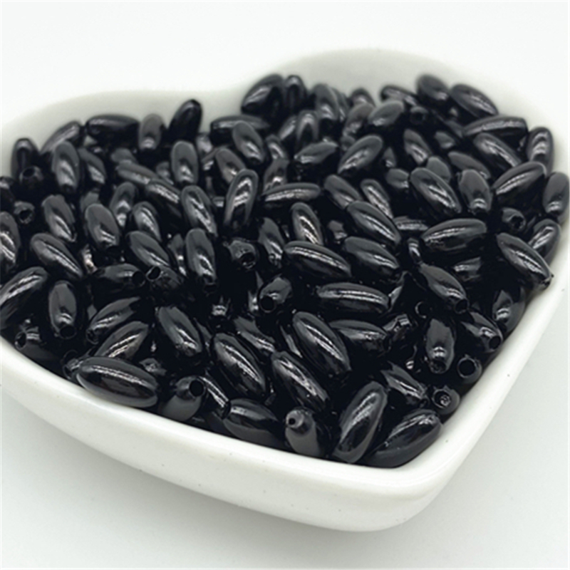 200pcs 4*8mm Acrylic Beads Loose Spacer for Jewelry Making Necklaces Earrings Bracelets Handmade Diy: GRAY