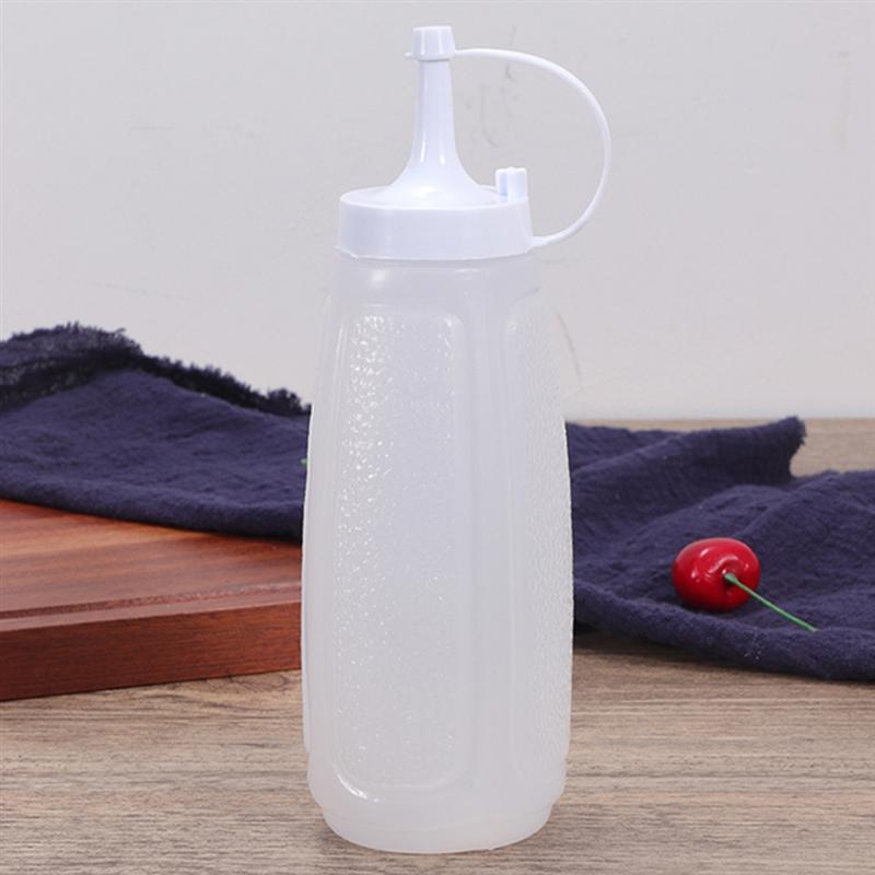 Kunststoff Gewürz quetschen Flaschen Ketchup Senf Mayo Salat Dressing Flasche Olivenöl Flaschen Soße Spender Küche Gerät