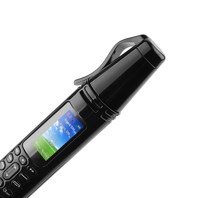 Uniwa  ak007 0.96 "penformet 2g mobiltelefon skærm dobbelt sim-kort gsm mobiltelefon bt  v3.0 dialer magisk stemme  mp3 fm stemmeoptager