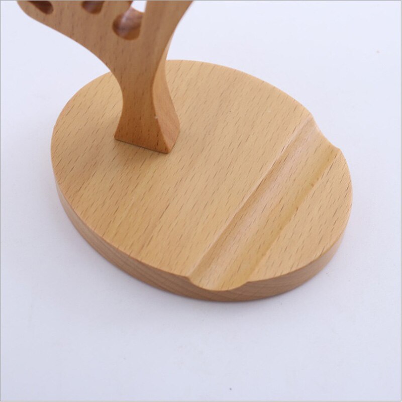 Universele Unieke Houten Kufung Stijl Gsm Houder Stand Beugel Voor Iphone Voor Samsung Voor Xiaomi Smartphones Draagbare