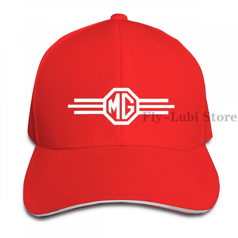 Mg Logo 3 Baseball cap men women Trucker Hats adjustable cap: 1-Red