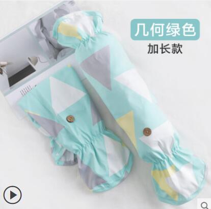 Manguitos antisalpicaduras a prueba de aceite para mujer, guantes de cocina, manguitos antiquemaduras, manguitos de cocina, manguitos largos impermeables de invierno: 2