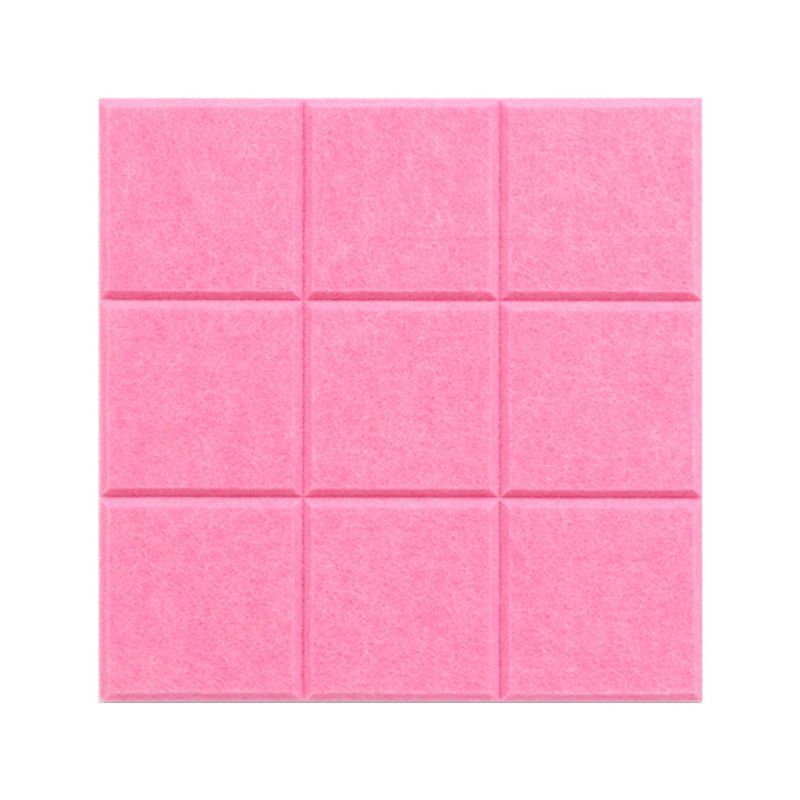 Wall Photo Display Board Felt Message Board Bulletin Board Household Wall Background Felt Schedule Memo Board 30x30cm Y98A: Pink