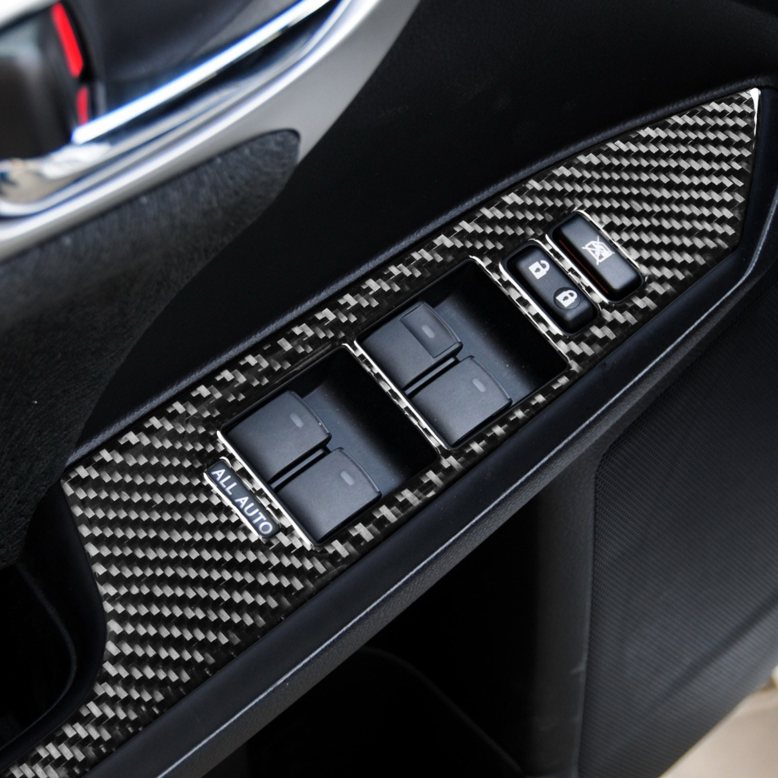 Pegatina de fibra de carbono para ventana Interior de Lexus CT 200h, , , , , , , , accesorios