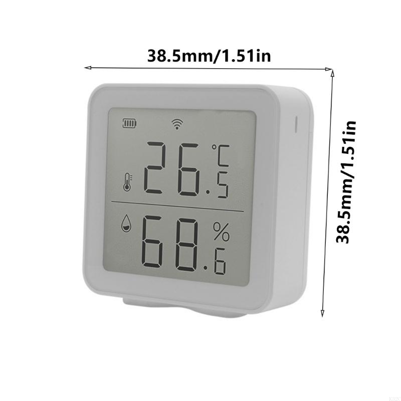 K32C kabellos Digital Thermometer Hygrometer Innentemperatur -Luftfeuchtigkeit überwacht hohe Präzisions -Thermometer für HäNutzer