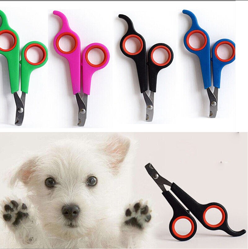 Dog Cat Pet Claw Toe Nail Cutter Clipper Trimmer Grooming Scissor Shear Groomer