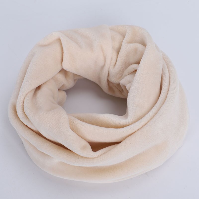 Foulard Snood tricoté pour femme, écharpe d'infinité, et doux, pour cou et câble circulaire, hiver,: Beige