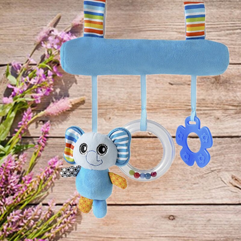 Baby Hanging Bed Safety Seat Frog Elephant Rabbit Bear Car Stroller Pram Cot Babyplay Travel Cute Toy 40% off