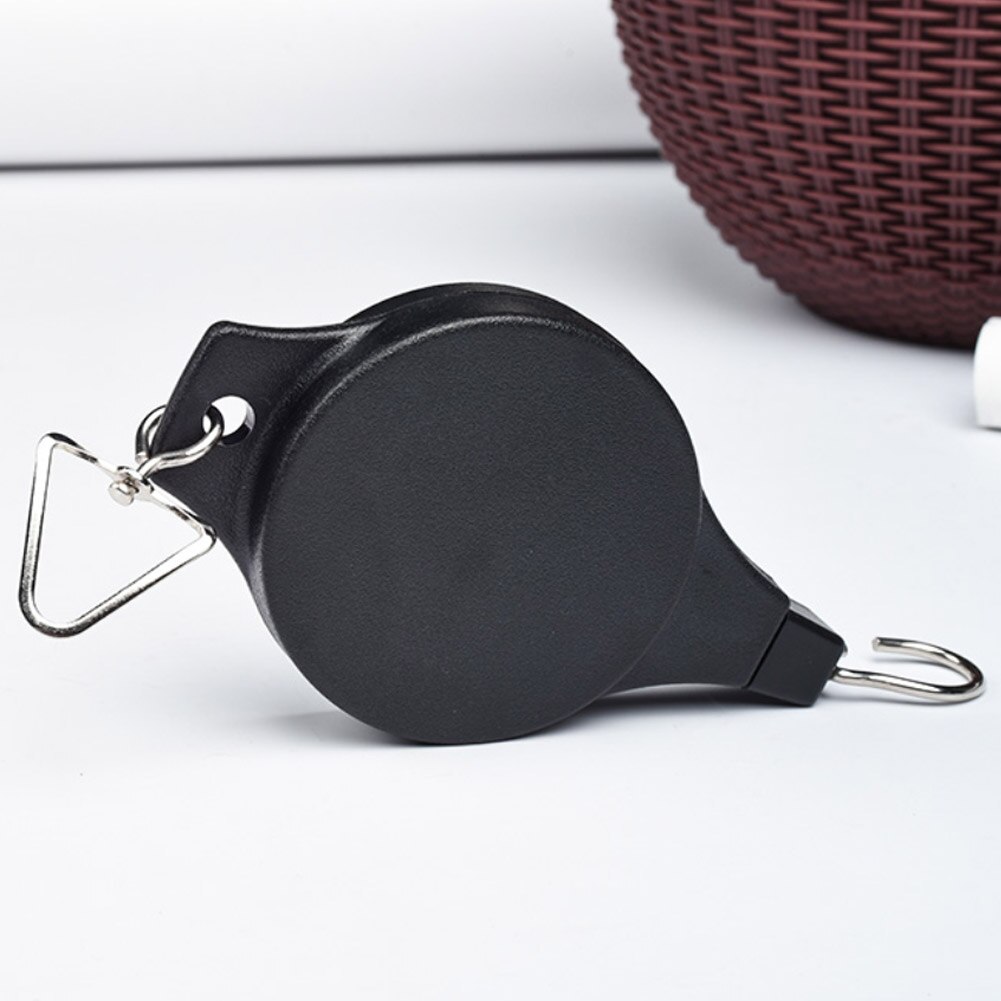 Retractable Hanging Plant Potted Telescopic Hook Garden Orchid Pots Pulley Pull Down Hanger Bird Cage Free Wheeling Lifting Hook