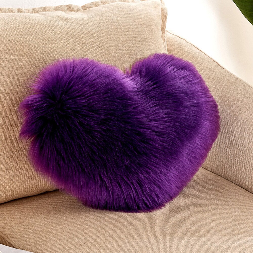 Hartvormige Sierkussen Kussen Pluche Kussens Thuis Sofa Decoratie Coussin Decoratif Funda Cojin Decoratieve Kussensloop: G