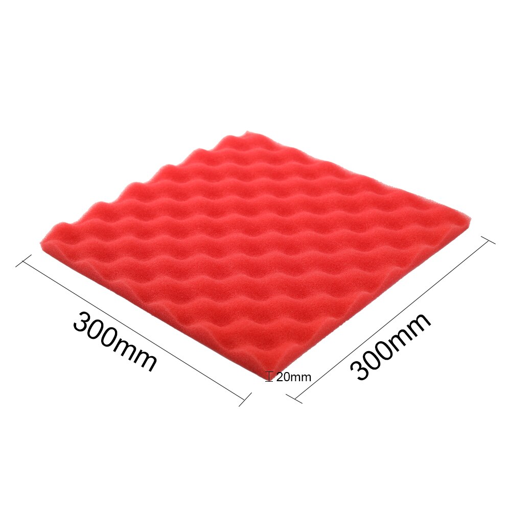 6pcs Recording Studio Soundproof Foam Video Room Sound Noise Insulation Sponge Wall Deadening for Ktv Home theater 30*30cm