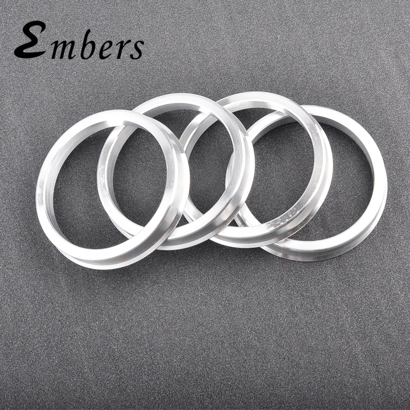 Anneau central de roue en alliage d'aluminium, alésage de roue de voiture 75.1-54.1,75.1-56.1,75.1-60.1,75.1-64.1,75.1-65.1,75.1-66.6,75.1-66.1