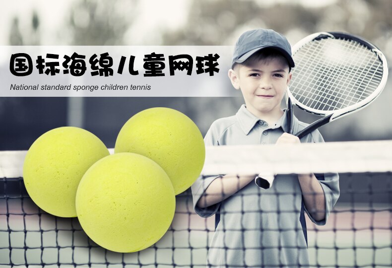 Teloon Tennis Sponge Balls for Childred Suit >3 Years Old Kids National Standard Soft Comfortable Feeling tenis Balls K029SPA