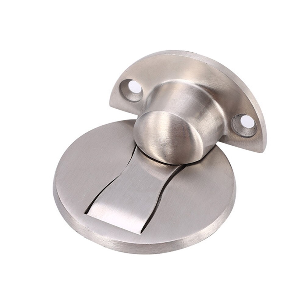 Home Improvement Magnetic Door Stops 304 Stainless Steel Door Stopper Door Holders Catch Floor Nail-free Doorstop Door Hardware: Silver