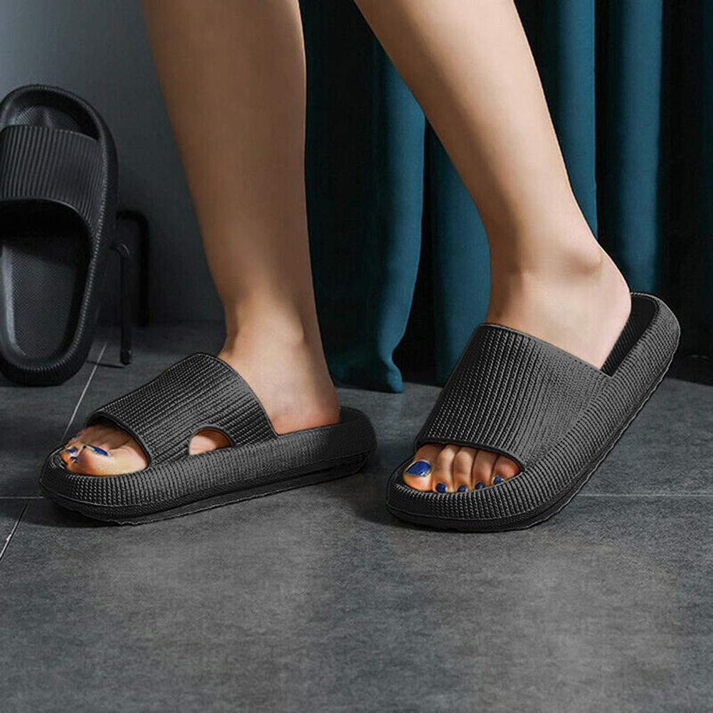 Non-Slip Thick Sole Slippers Massage Slippers Slides Pillow Slides EVA Bathroom Slippers Summer Beach Sandal Slipper Footwear