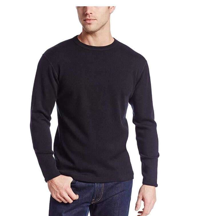 Heren Basislaag Mannen Merino Wol T-shirt Mannen Merino Wol Lange Mouw Prestaties Shirt Midweight Anti-geur 180G Aziatische Grootte S-L