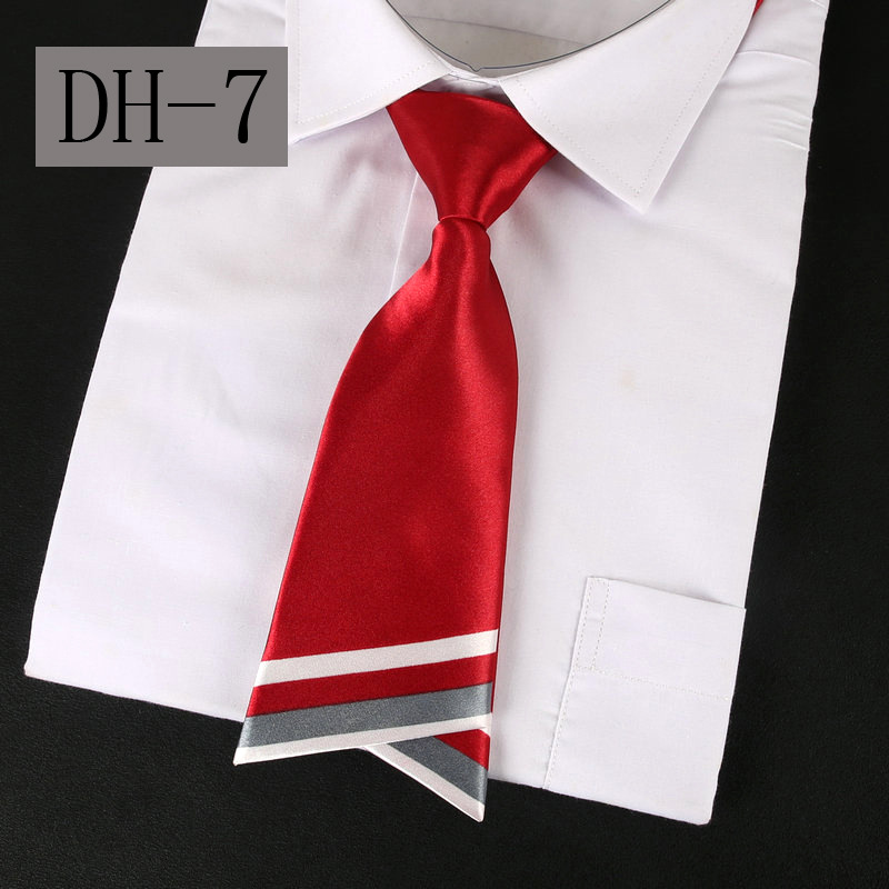 Vrouwen Lady Professionele Uniform Stropdassen Vrouwelijke Student Bank Hotel Personeel Rood Blauw Roze Strikjes Business Hals Dragen: Donkergrijs