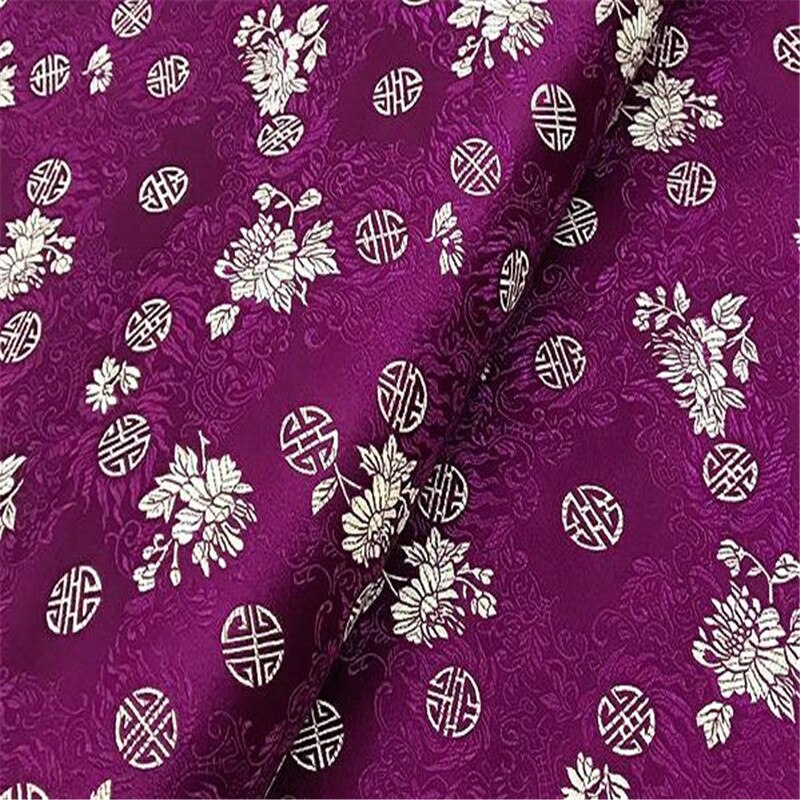 Polyester brokade stof luksus jacquard mønster stof til kostume moderne tøj