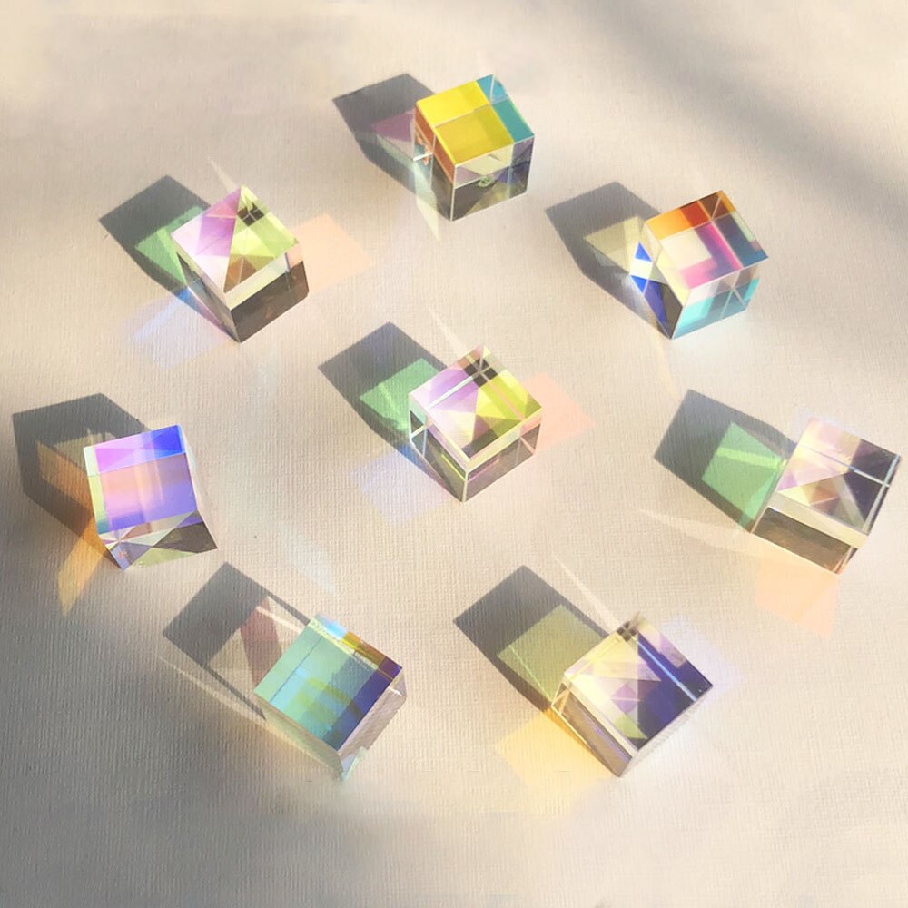 10*10*10mm Principle of Splitting Prism for Hexahedral Bright Cubic Optical Experimental Projector