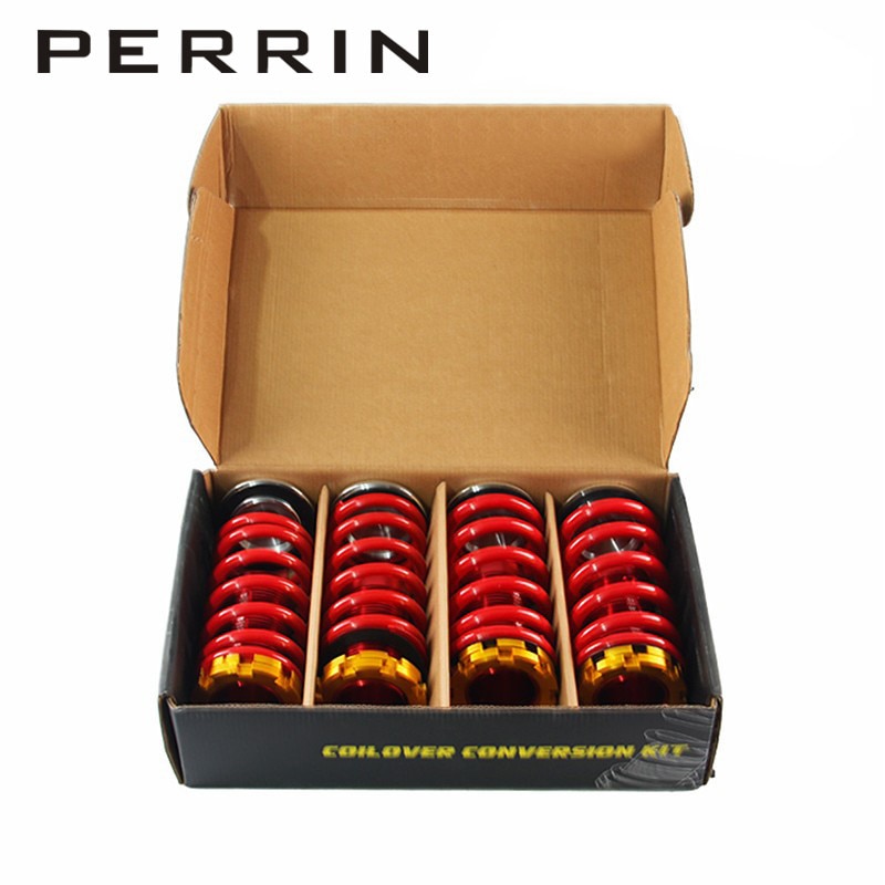 Aluminium coilover kits for honda civic 88-00 red tilgjengelig coilover fjæring / coilover fjærer