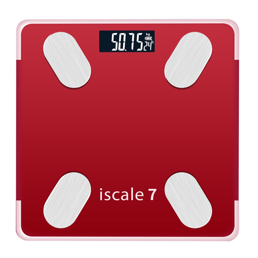 Bluetooth Body Fat Scale Smart Backlit Display Scale Water Muscle Mass BMI Body Weight Bathroom Scale: NO.6