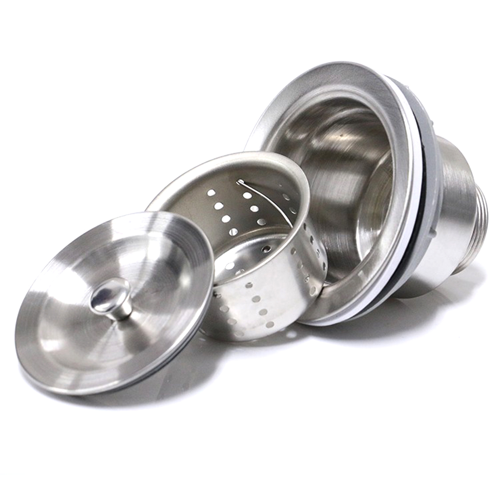 Waschbecken Abtropffläche Abfall Korb Filter Abnehmbare Becken Tiefe Sieb Montage Edelstahl Stopper Abdichtung Deckel Küche Zubehör