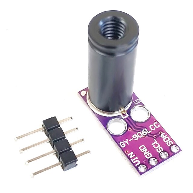 GY-906 MLX90614ESF MLX90614 Contactless Temperature Sensor Module Compatible 4 orders: GY-906LLC-DCI