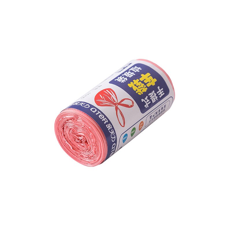 20 stks/rol 35x45 cm Mini Wegwerp Vuilniszakken voor Auto Tafel Gebruik Vest Type Vuilniszakken kleine Plastic Zakken: Licht Groen