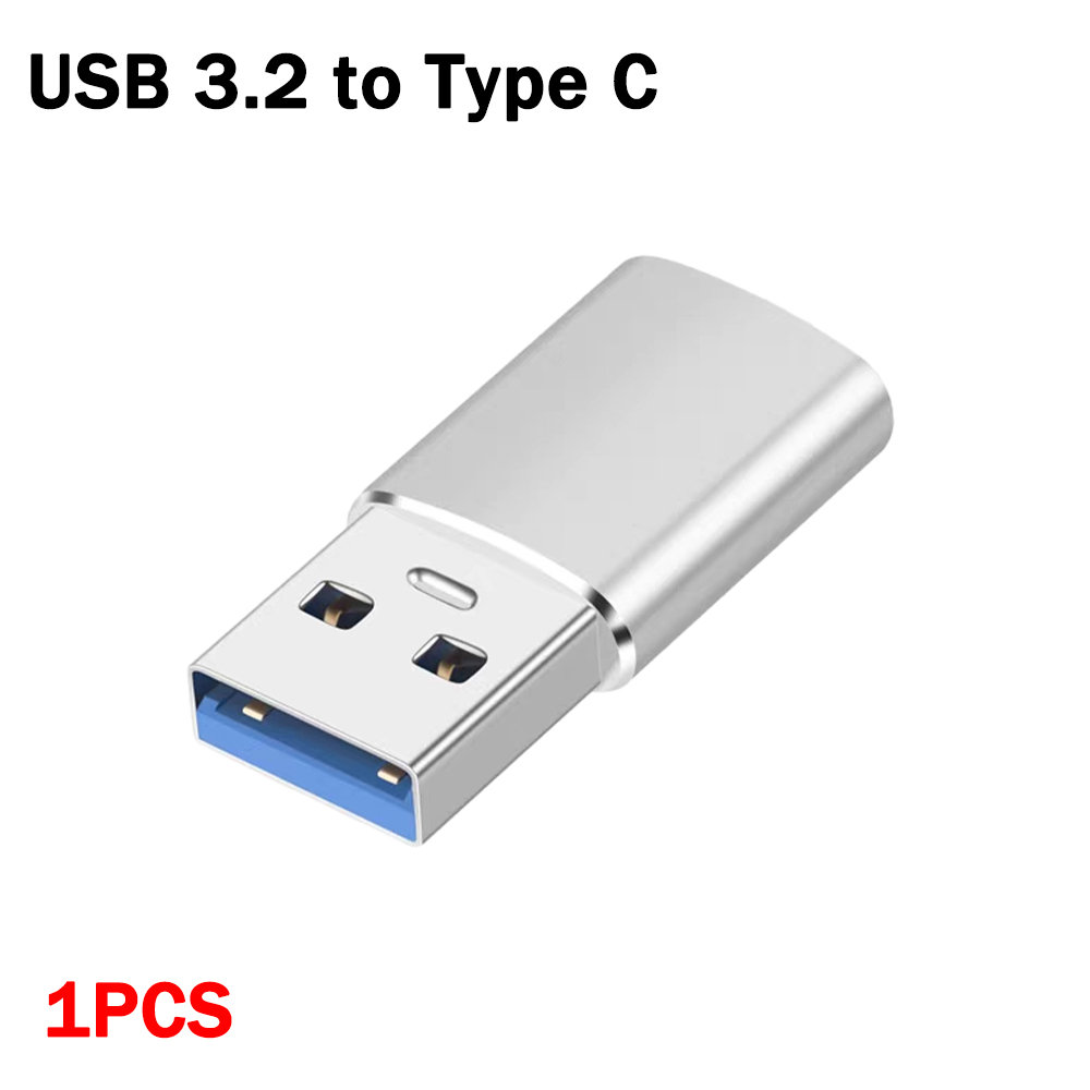 Mobile Phone Adapters USB 3.2 Male To Type C Female Fast Transmission Converters Support for IPhone 15Pro Samsung Laptop Carplay: green