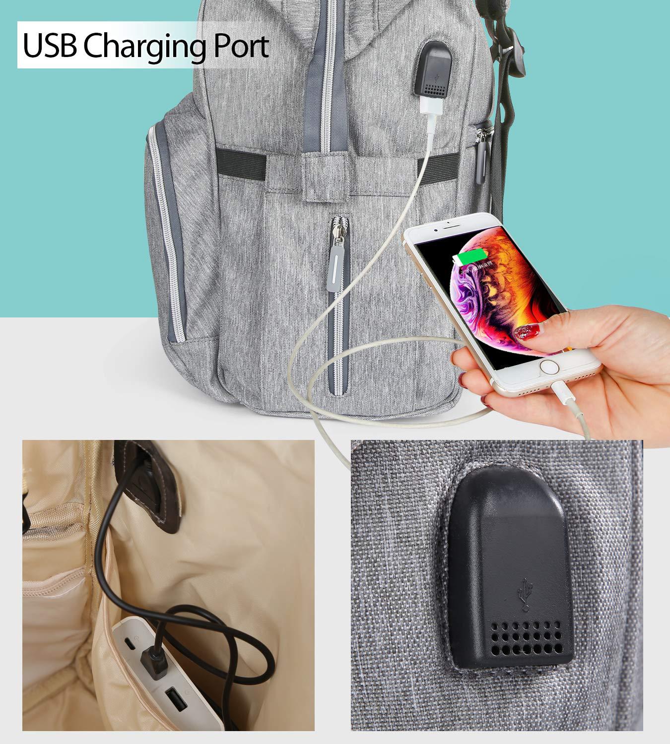 Luiertas Multifunctionele Grote Volume Mummie Rugzak Usb Ankommling Mother 'S Tas