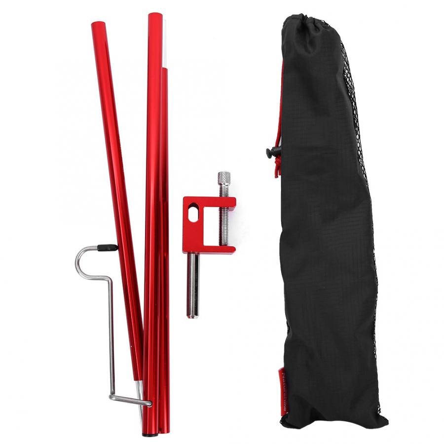 Outdoor Camping Picnic Portable Light Pole Lamp Pole Travel Aluminum Alloy Folding Camp Tent Lantern Light Pole