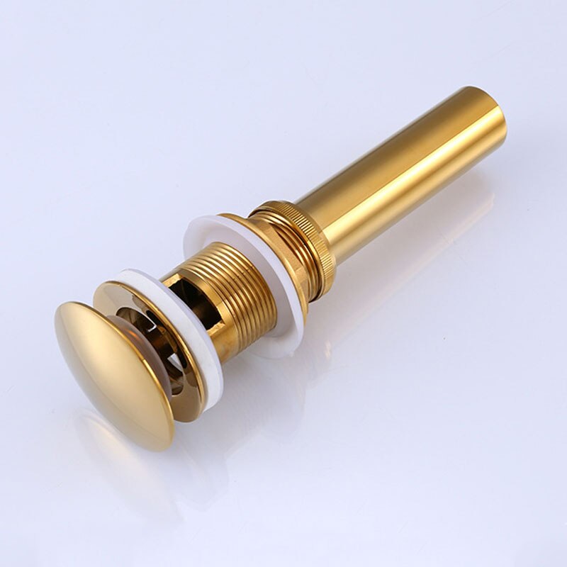 Goud Badkamer Pop Up Drain, Flip Top, Overloop Bad... – Vicedeal