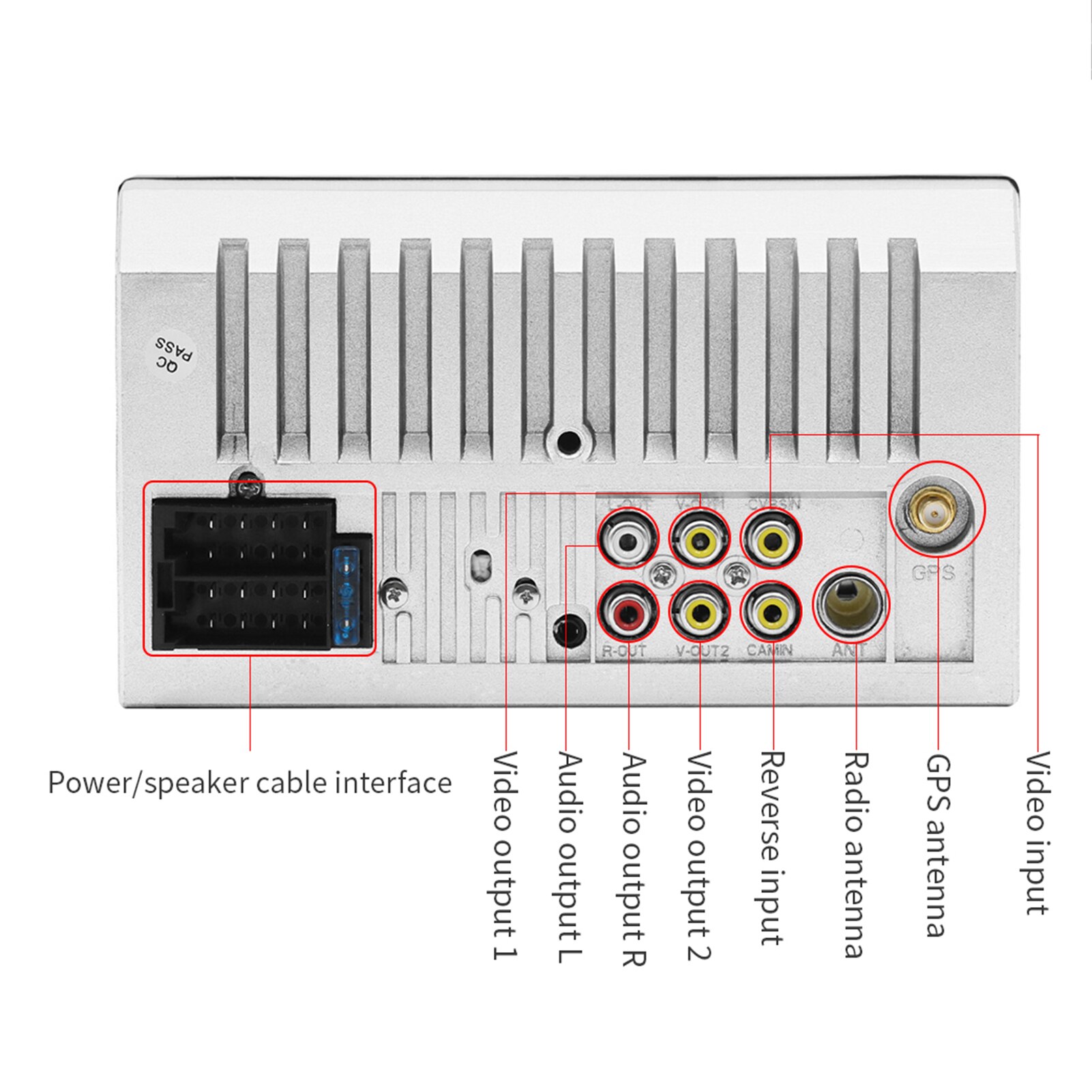 7 Inch Auto Gps Navigatie Touch Screen Radio Audio Stereo Bluetooth MP5 Speler
