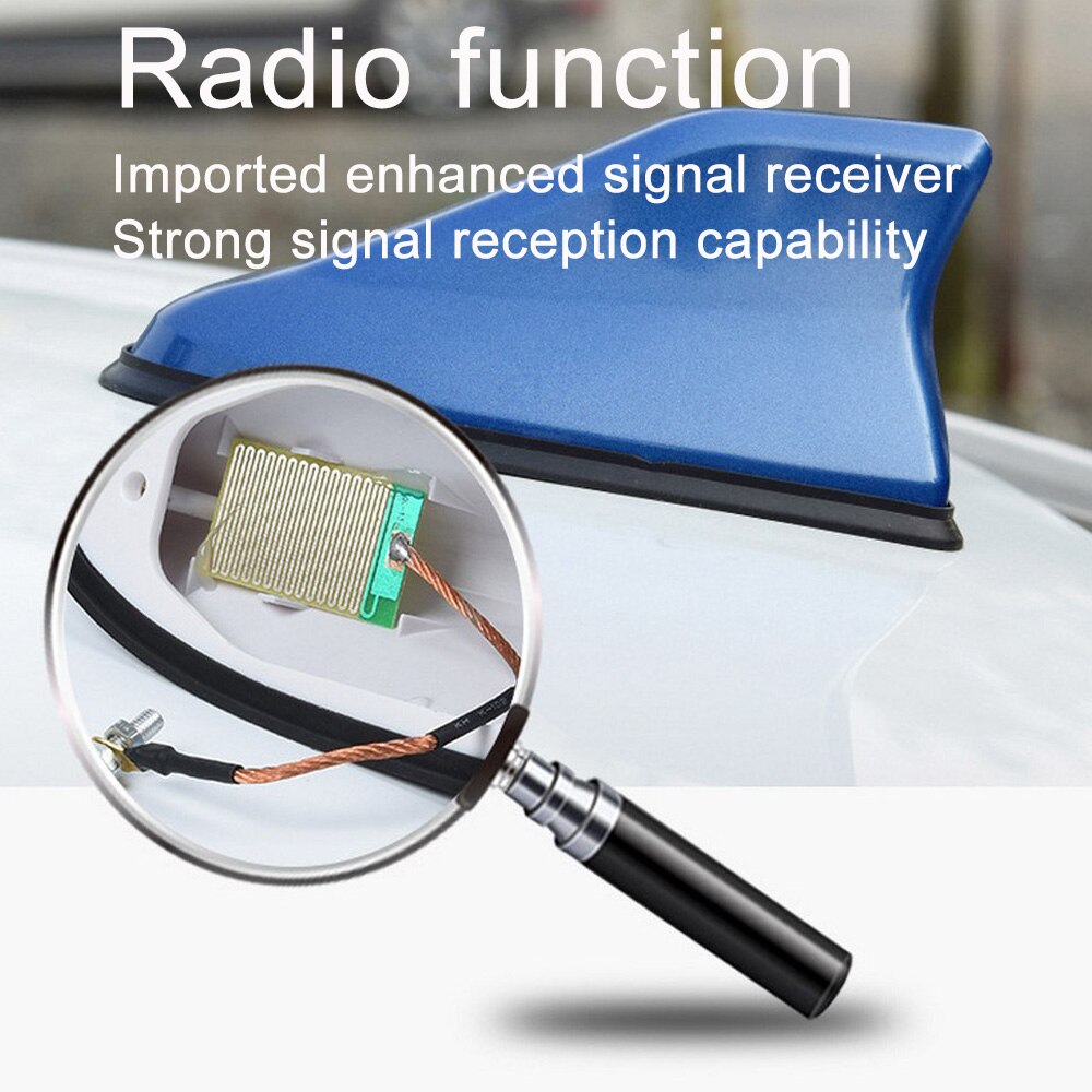 Auto Car Shark Radio Aerials Auto Fin Antenna FM Signal Amplifier Car Radio Car Roof Decoration