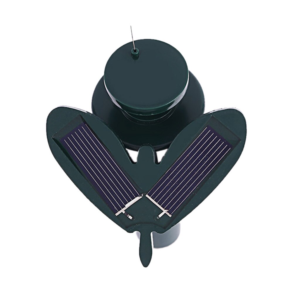 Solar rotating gardening pastoral mall shop decoration toys electric flying simulation Vibration Solar Power Dancing Butterflies